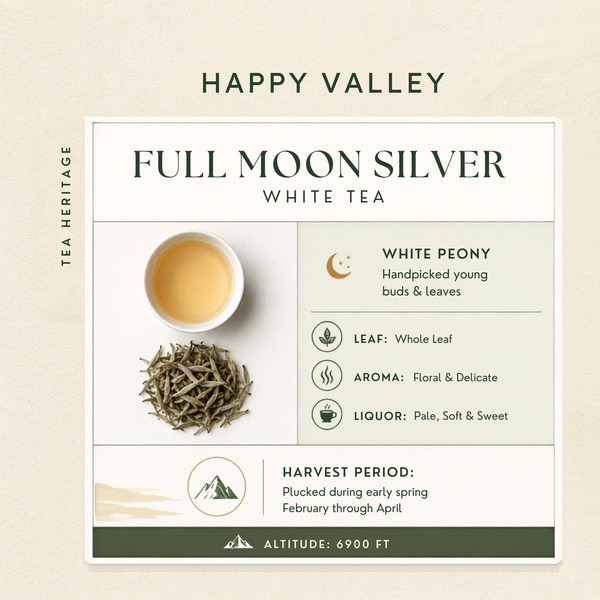 Full Moon Silver – Speciality Darjeeling White Tea 25g