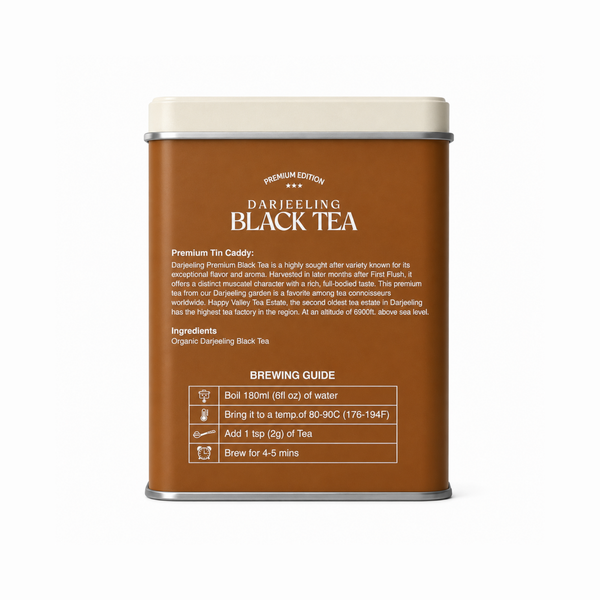 Premium Edition Vintage Darjeeling Tea tea leaves and tasting notes