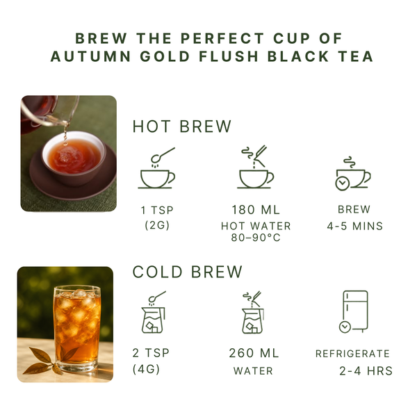 Autumn Gold Flush – Darjeeling Autumn Flush Black Tea 100g