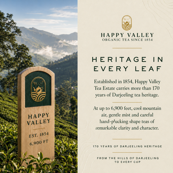 Happy Valley Peach Green Tea brewed tea serving suggestion