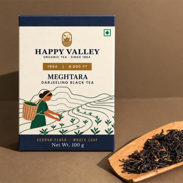 MeghTara Darjeeling Black Tea - Second Flush Whole Leaf 100g