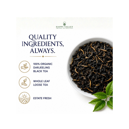 Black tea caddy product