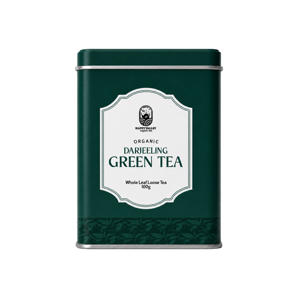 Organic Darjeeling Green Tea Whole Leaf Loose Tea (100 G)